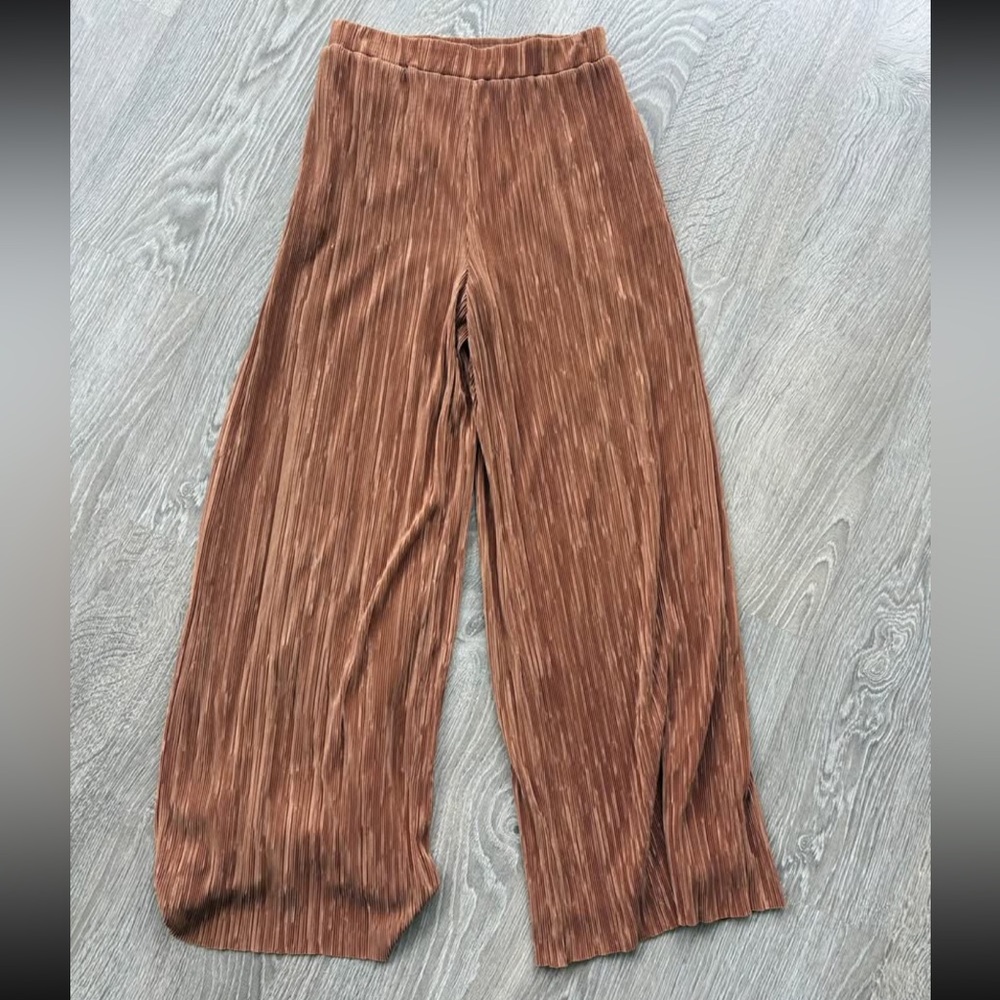 Banana Republic Rust “Sloane” Pleated Trousers, Size XS but fits small/med